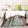 Esthqetic Custom Blanket with 1 Photo,Personlized Picture Throws Blankets Gifts for Wedding Valentines,Mothers,Birthday Day Customized Gifts for Women,Couples,Wife,Husband,mom,dad,him,her view 4