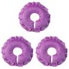 Amosfun 3pcs Round Face Pillow Spa Salon Pillows Massage Face Down Cushion Portable Travel Neck Pillow 11.81x11.02x5.90 Inch view 1