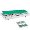 3 in 1 Construction Play Table Compatible with Lego, Game Table with Block Board and Train Car, Rolling Game Table with Locking Wheels and Storage Space, Suitable for Storing Under Bed or Sofa (White) view 1
