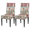 bisibuy Paw Print Chair Cover Set of 2, Cat Paw Dining Room Chair Slipcover Kitchen Stretch Parson Chair Covers Protect for Party, Banquet, Home Decor Forros para Sillas de Comedor view 1