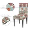 bisibuy Paw Print Chair Cover Set of 2, Cat Paw Dining Room Chair Slipcover Kitchen Stretch Parson Chair Covers Protect for Party, Banquet, Home Decor Forros para Sillas de Comedor view 3