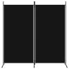 ZEYUAN 2-Panel Room Divider Black 68.9"x70.9" Fabric Room Dividers and Folding Screens Divisores De Habitacion Panel Room Divider Room Screen view 3