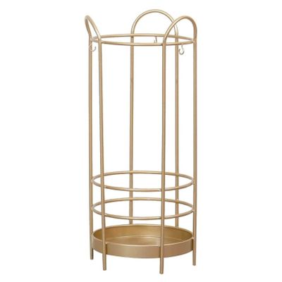 Stand for Umbrellas, Decorative Umbrella Holder Entryway Hallway Decor, Laundry, Toy, Gardenning Supplies, Cane Walking Stick Storage for Indoor, Outdoor, Pink, Black