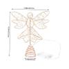 Ciieeo 3pcs Golden Christmas Tree Topper Star Light Led Festival Decor Accessory for Xmas Tree Lightweight and Easy to Install for Holiday Decorations and Festive Atmosphere view 2
