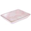 Amosfun Marble Pattern Ceramic Tray for Bathroom Organization Elegant Jewelry Display Soap Dish and Dresser Decor and Stylish Home Essential view 1