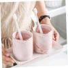 Amosfun Marble Pattern Ceramic Tray for Bathroom Organization Elegant Jewelry Display Soap Dish and Dresser Decor and Stylish Home Essential view 2