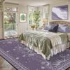 6' x 9' Sun and Moon Rug Boho Celestial Area Rugs for Bedroom Dorm Living Room Bohemian Occult Crescent Solar Stars Floor Mat Pad Doormat Carpet,180 X 275cm,Rum view 4