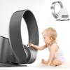 WUHUQN bladeless Fan/Remote Control,Wall-Mounted Household Electric Fan,Stable Performance,Mute Multifunction,Child-Friendly and Safe view 2