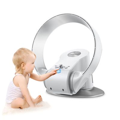 WUHUQN Wall Mounted Fan | Desktop Fan | Oscillating/Rotating | Remote Control | Timer Function | Wall Fan | Table Fan | Desk Fan | Electric 26W | Cooling for Summer in The Home | Office, White