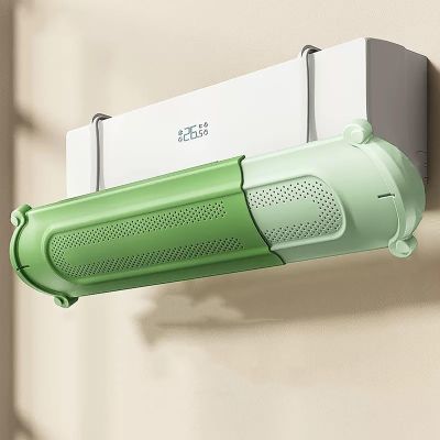 GMBAYUE Household Adjustable Air Conditioner Deflector Anti-Direct Blowing Air Conditioneing Baffle Outlet Flow Deflector for Air Conditioner (Color : Green)