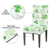 bisibuy Irish Clover Green Chair Cover Set of 2 Dining Room Chair Slipcover Kitchen Stretch Parson Chair Covers Protect for Party, Banquet, Home Decor Forros para Sillas de Comedor view 3