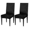 bisibuy Crosses Dots Tiles Chair Cover Set of 2, Ethnic Dining Room Chair Slipcover Kitchen Stretch Parson Chair Covers Protect for Party, Banquet, Home Decor Forros para Sillas de Comedor view 1