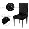 bisibuy Crosses Dots Tiles Chair Cover Set of 2, Ethnic Dining Room Chair Slipcover Kitchen Stretch Parson Chair Covers Protect for Party, Banquet, Home Decor Forros para Sillas de Comedor view 3