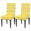 bisibuy Hamster Adorable Dining Chair Slipcovers Removable Washable Dining Room Chair Protector Cover Seat Slipcover Stretch Parson Chair Covers Set of 2, Forros para Sillas de Comedor view 1