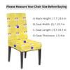 bisibuy Hamster Adorable Dining Chair Slipcovers Removable Washable Dining Room Chair Protector Cover Seat Slipcover Stretch Parson Chair Covers Set of 2, Forros para Sillas de Comedor view 2