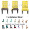 bisibuy Hamster Adorable Dining Chair Slipcovers Removable Washable Dining Room Chair Protector Cover Seat Slipcover Stretch Parson Chair Covers Set of 2, Forros para Sillas de Comedor view 4