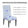 bisibuy Daisy Dots Lavander Chair Covers for Dining Room Set of 2, Aesthetic Dining Chair Covers Protectors Stretch Kitchen Parson Chair Slipcovers for Home and Banquet Decor view 2