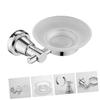 Amosfun Shower Soap Holder Wall-Mounted Stainless Steel Soap Dish for Easy Draining Bathroom Organizer and Items for Home Use view 2