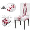 bisibuy Modern Baseball Pattern Chair Cover Set of 2, Baseball Dining Room Chair Slipcover Kitchen Stretch Parson Chair Covers Protect for Party, Banquet, Home Decor Forros para Sillas de Comedor view 3