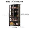 FORRTY acrylic display rack Figure shelf display cabinet non-glass product display cabinet, model toy smoke cabinet healthy bamboo transparent on three sides large capacity storage strong load-bearing view 2