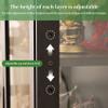FORRTY acrylic display rack Figure shelf display cabinet non-glass product display cabinet, model toy smoke cabinet healthy bamboo transparent on three sides large capacity storage strong load-bearing view 4