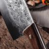 DAXXIN Meat Cleaver,Cleaver Knife, 7.5 Inch Hand Forging Kitchen Knife Professional Shredded Meat Vegetables Slice Traditional Knives Sharp Nakiri Cleaver, Zengjianhong5121 view 4