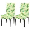 bisibuy Crocodile Polka Dots Dining Chair Slipcovers Removable Washable Dining Room Chair Protector Cover Seat Slipcover Stretch Parson Chair Covers Set of 2, Forros para Sillas de Comedor view 1