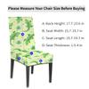 bisibuy Crocodile Polka Dots Dining Chair Slipcovers Removable Washable Dining Room Chair Protector Cover Seat Slipcover Stretch Parson Chair Covers Set of 2, Forros para Sillas de Comedor view 2