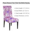 bisibuy Retro Cat Pattern Purple Chair Cover Set of 2, Cute Dining Room Chair Slipcover Kitchen Stretch Parson Chair Covers Protect for Party, Banquet, Home Decor Forros para Sillas de Comedor view 2