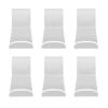6pcs Acrylic Headband Holder Wall - Headband Display Stand - Wall Clear Hanging Headband Organizer Storage - Wall Mounted Headband Shelves - for Girls Women view 1