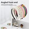 6pcs Acrylic Headband Holder Wall - Headband Display Stand - Wall Clear Hanging Headband Organizer Storage - Wall Mounted Headband Shelves - for Girls Women view 3