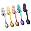 Zerodeko 15pcs Stainless Steel Dessert Mixing Spoons Shaker Stirring Spoons for Coffee view 2