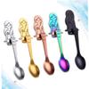 Zerodeko 15pcs Stainless Steel Dessert Mixing Spoons Shaker Stirring Spoons for Coffee view 4