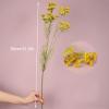 LKPOMI 3pcs Artificial Flowers 31.5 inches Long Stem 5 Heads Faux Lace Flowers Bouquets Fake Flowers Stems Vase Floral Arrangements for Home Wedding Party DIY Decoration(Yellow) view 2