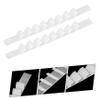 PRETYZOOM 150pcs Self-Adhesive Hanger Grips Non-Slip Strips for Clothing Hangers view 3