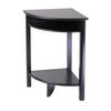 Maykoosh Baroque Brilliance Corner Table, 20.5" L x 20.5" W x 31.1" H - Solid Wood with Espresso Finish, Ready to Assemble view 1