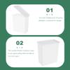 PRETYZOOM Large Capacity Laundry Powder Container Beads Storage Box Sealing Lid for Sundries Laundry Powder view 4