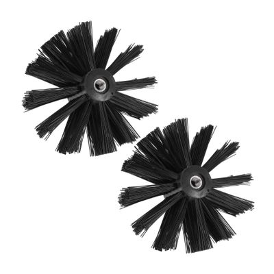 Cabilock 4pcs Duct Brush Replacement for Dryer Vent and Chimney Cleaning Flexible Brush for Easy Lint Removal and Enhanced Dryer Performance