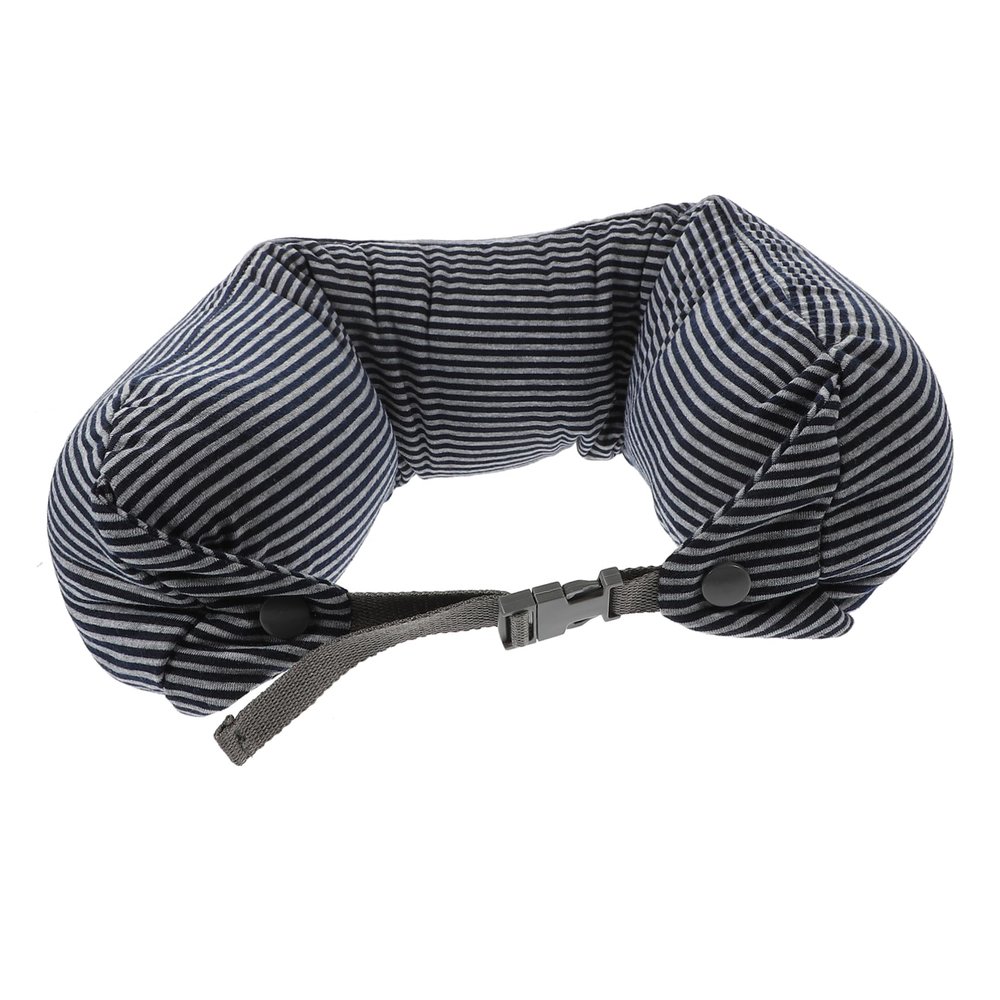 Levemolo U-Shaped Neck Pillow for Travel Soft Foam Support Cushion for Airplane Car Breathable Cotton Cover for Proper Alignment