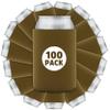 100 Pcs Bulk Blank Collapsible Can Coolers - Perfect For Sublimation Printing, HTV, Screen Printing or DIY Crafts (Brown) view 1
