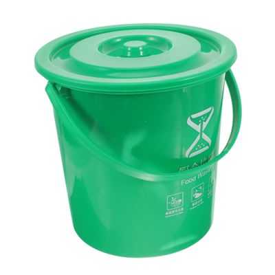 Cabilock Kitchen Compost Bin Lid Plastic Food Waste Bucket for Indoor Use Composting Container for Kitchen Handle for Wet Dry Separation