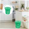 Cabilock Kitchen Compost Bin Lid Plastic Food Waste Bucket for Indoor Use Composting Container for Kitchen Handle for Wet Dry Separation view 3