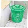 Cabilock Kitchen Compost Bin Lid Plastic Food Waste Bucket for Indoor Use Composting Container for Kitchen Handle for Wet Dry Separation view 4