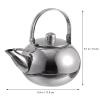 ABOOFAN Stainless Steel Tea Kettle with Removable Infuser Teapot with Handle for Home Hotels Restaurants view 2