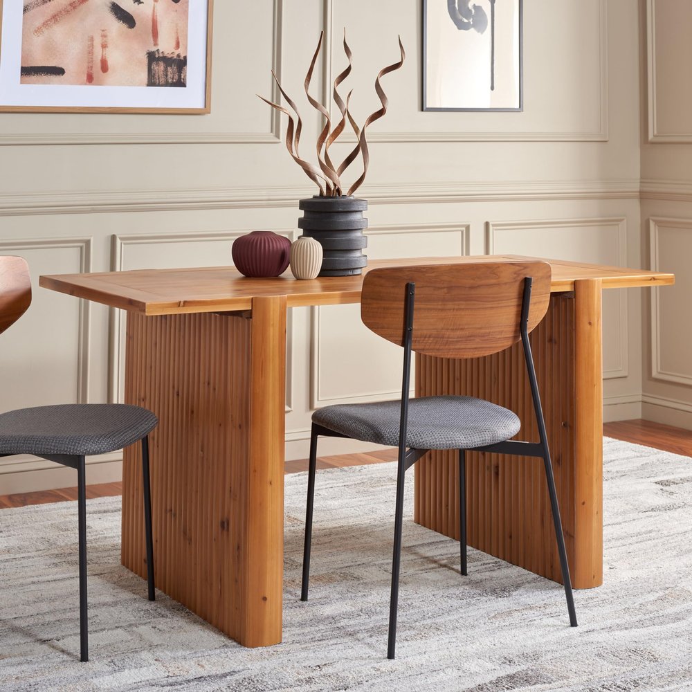 SAFAVIEH Home Collection Buckley Brown Dining Table
