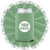 100 Pcs Bulk Quality Collapsible Can Coolers - Perfect For Sublimation Printing, HTV, Screen Printing or DIY Crafts (Sage) view 1