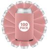 100 Pcs Bulk Blank Collapsible Can Coolers - Perfect For Sublimation Printing, HTV, Screen Printing or DIY Crafts (Coral) view 1