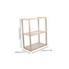 Cabilock Tabletop Makeup Organizer Detachable Cosmetics Storage Rack for Desktop Space-Saving Display Shelf for Bedroom Office and Bathroom Decor Strong Bearing Capacity Easy to Use view 3