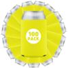 100 Pcs Bulk Blank Collapsible Can Coolers - Perfect For Sublimation Printing, HTV, Screen Printing or DIY Crafts (Marigold) view 1