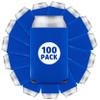 100 Pcs Bulk Blank Collapsible Can Coolers - Perfect For Sublimation Printing, HTV, Screen Printing or DIY Crafts (Cerulean) view 1